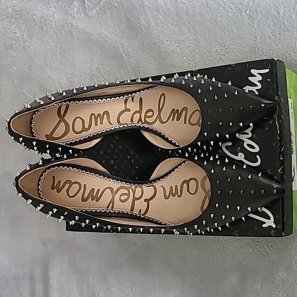 Sam Edelman Hadlee Leather Spike Heels - Picture 2 of 8